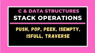 Stack and its Operations Push and Pop Stack concept using Arrays with Example