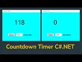How to create a Countdown Timer using C NET Windows Form Tutorial