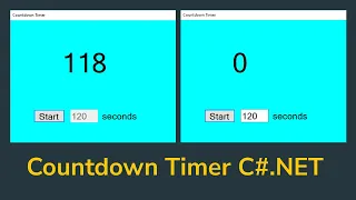How to create a Countdown Timer using C NET Windows Form Tutorial