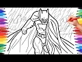 Batman Coloring Pages for Kids How to Draw Batman Dark Knight in the Rain