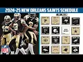 2024-25 New Orleans Saints Football Game Schedule