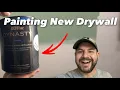 PAINTING FRESH DRYWALL WITH BEHR DYNASTY