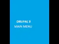 Create a Main Menu Drupal 9