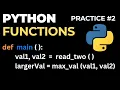 Compare and Find the Larger of Two Numbers - Python Program