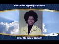 The Homegoing Service of Mrs Genniev Wright
