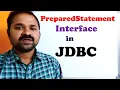 PreparedStatement Interface in JDBC Web Technologies Advanced Java