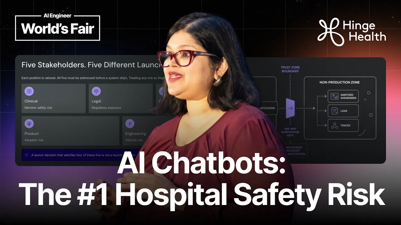 Guardrails First: Engineering Member-Facing Health AI — Rashi Agrawal, Hinge Health: video thumbnail
