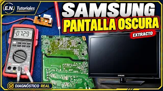 TV Samsung con Pantalla Negra Diagnóstico y Reparación LED