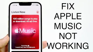 How To FIX Apple Music Not Working 2023
