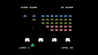AUTCODE Invaders A Space Invaders-inspired shooter for Atari 8-bit