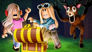 I Tried To Survive 99 NIGHTS In The FOREST With My SPOILED Sister! (Roblox)
