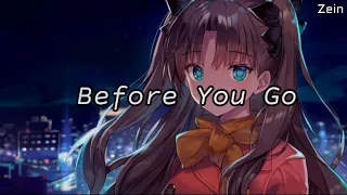 Download Nightcore - Before You Go ( lyrics ) MP3