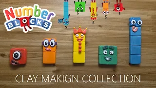 Numberblocks 1-5 clay cracking making collection 넘버블럭스 1-5 클레이로 만들기 모음