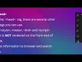 What is the HTML Head Tag