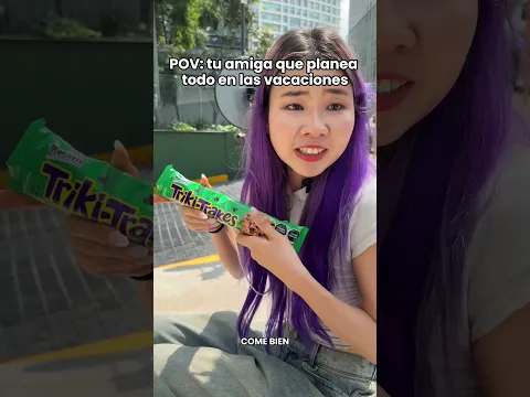 Tu amiga que planea todo en las vacaciones
