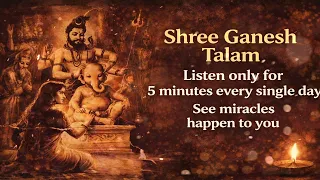 Ganpati Talam - Ganesh Rhythm Chant for Success, Wealth & Obstacle Removal - BhaktiSagar Devotional