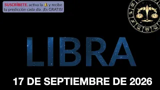 Horóscopo Diario - Libra - 17 de Septiembre de 2026.