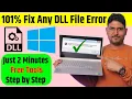 Window Dll FIle Fix Tool How to fix any DLL Files Error on Windows Best DLL Files Fixer Tools