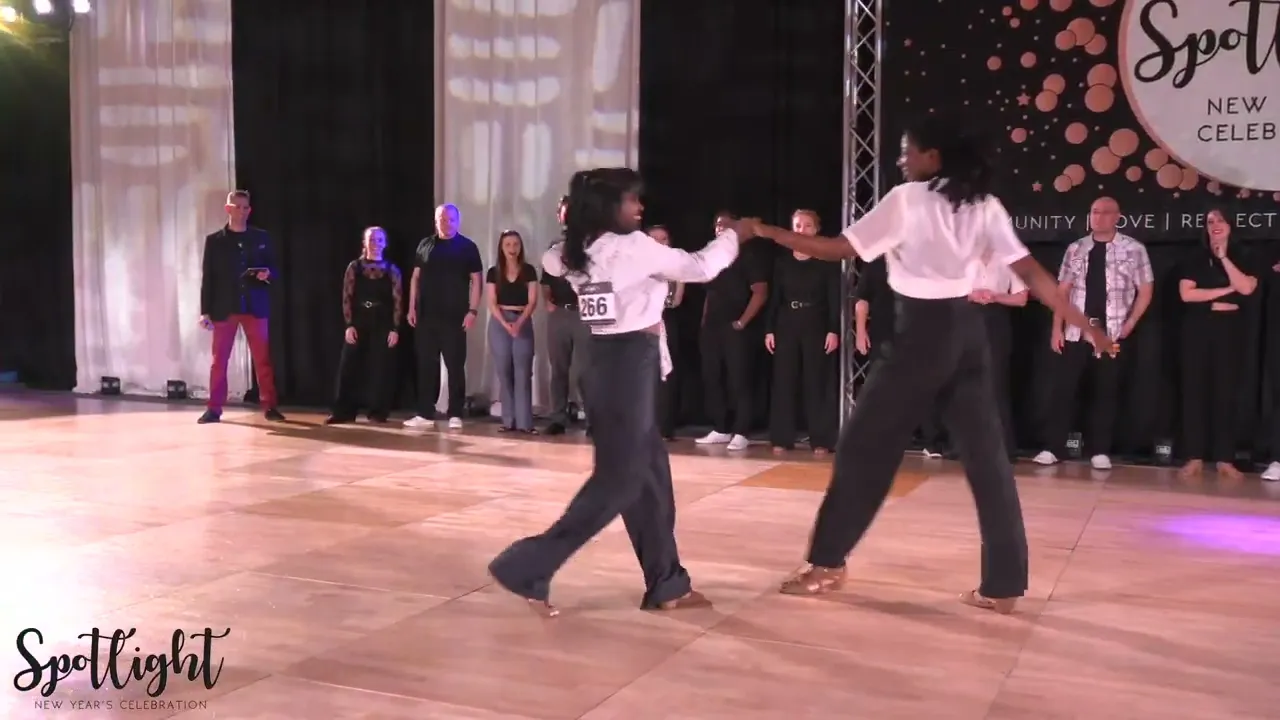 Spotlight New Year's Celebration 2024/2025 Advanced Strictly Swing Erica Smith & Lunelle Bertresse