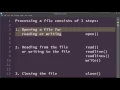 How to Process a File in Python Language Processing a File in Python