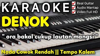 denok cindi cintya feat sadewok karaoke nada cowok pria rendah