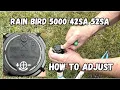 Rain Bird 5000 How to Adjust Rotor 42SA and 52SA