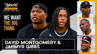 Detroit s Duo David Montgomery Jahmyr Gibbs on new offense Jared Goff winning it all The Pivot