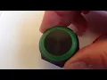 Lagu PBA 30mm Series APEM - Pulsador piezo de 30mm con aro iluminado verde