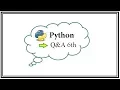 Python Ninja Bootcamp 38-Q A 6th