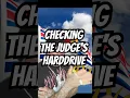 CHECKING THE JUDGE’S HARDDRIVE #onelight #youtubepartnerperks