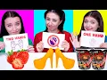 Lagu ASMR No Hands vs One Hand vs Two Hands Eating Challenge By LiLiBu #2