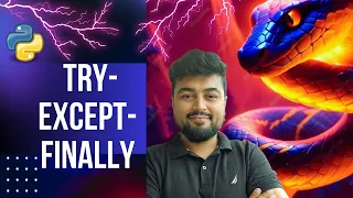 Python Tutorial for Beginners TRY-EXCEPT-FINALLY with example Hindi