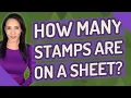 How many stamps are on a sheet