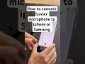 Step by step guide to connect Wireless Lavalier Mic