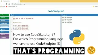 How to use codeskulptor 3 for python programming full easy and basic explanation tutorial