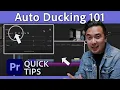 Auto Ducking in Premiere Pro Tutorial Quick Tips with Sidney Diongzon Adobe