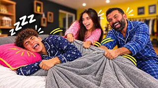 اول يوم مدرسة ل ابنا المراهق 💙 ( فاق على الدبكة )