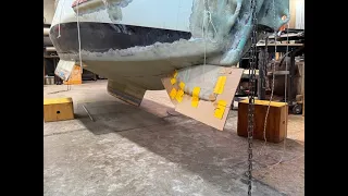 A change. Getting rid of the big rudder.