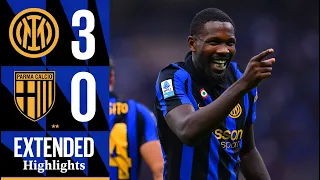 TRIS NERAZZURRO: RITORNO DALLA SOSTA CON UNA VITTORIA ✅ | INTER 3-0 PARMA | EXTENDED HIGHLIGHTS 📹🖤💙