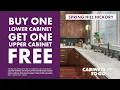 Buy One Get One FREE on Custom Stock Cabinets