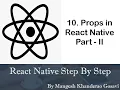 10 Inbuild Props In React Native Props in React Native Part - II