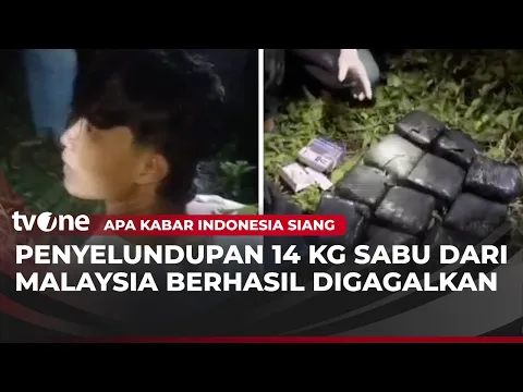 Polisi Bongkar Upaya Penyelundupan Sabu 14 KG Dari Malaysia