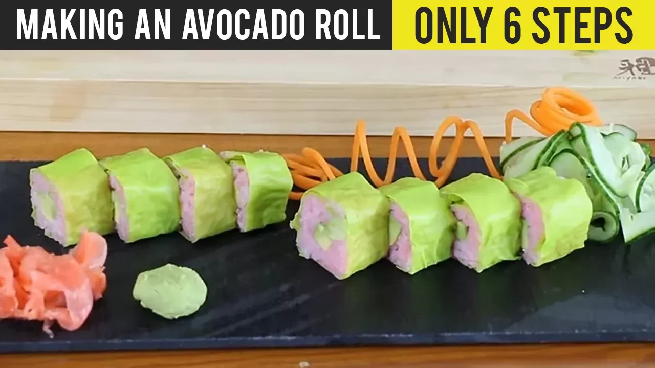 Make Sushi Avocada Roll at Home Easy with Only 6 Steps