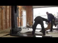American Custom Lifts - Single Post Parking Lift Installation