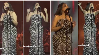 أنغام تشعل الرياض بصوتها الذهبي والجمهور يردد معاها بحبك يا مصر 