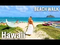 HAWAII Beach Walk | Best of Oahu and Maui Walking Tour with Captions [4K/60fps]