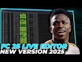 EA FC 25 Live Editor v 25 3 9 FC 25 Live Editor NEW UPDATE Career Mode Master Tool - SAFE TU17