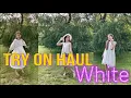 Lagu TRY ON HAUL White Dress Zara Sandra Krutishka / Примерка белые платья от Zara Сандра Крутишка