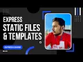 Serving Static Files And Generating Webpages With Pug Express Course