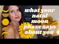 What moon phase were you born during Unlocking the moon phase in your birth chart